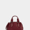 Bowling Noche Cartera Bowling Con Tachas - Rojo Burdeaux