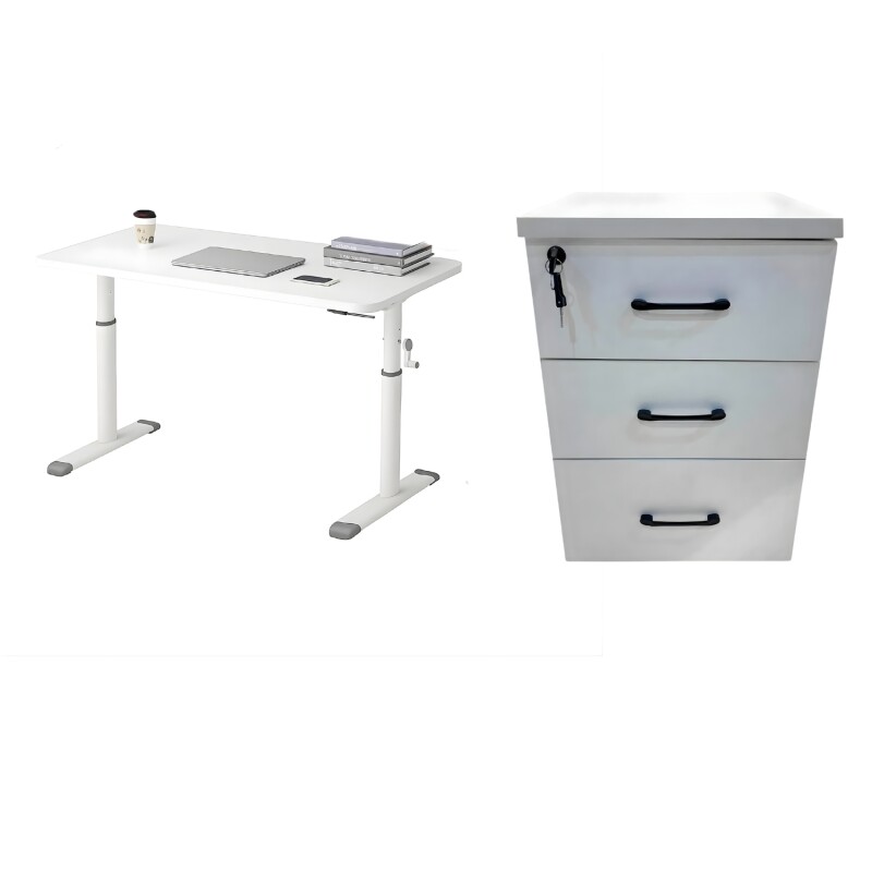 Combo Oficina Escritorio Moderno + Cajonera Funcional Combo Oficina Escritorio Moderno + Cajonera Funcional