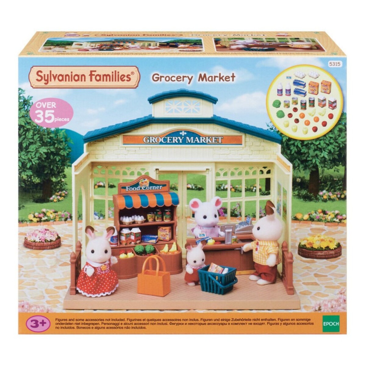 Sylvanian Families Tienda Supermercado + Accesorios Juguete 