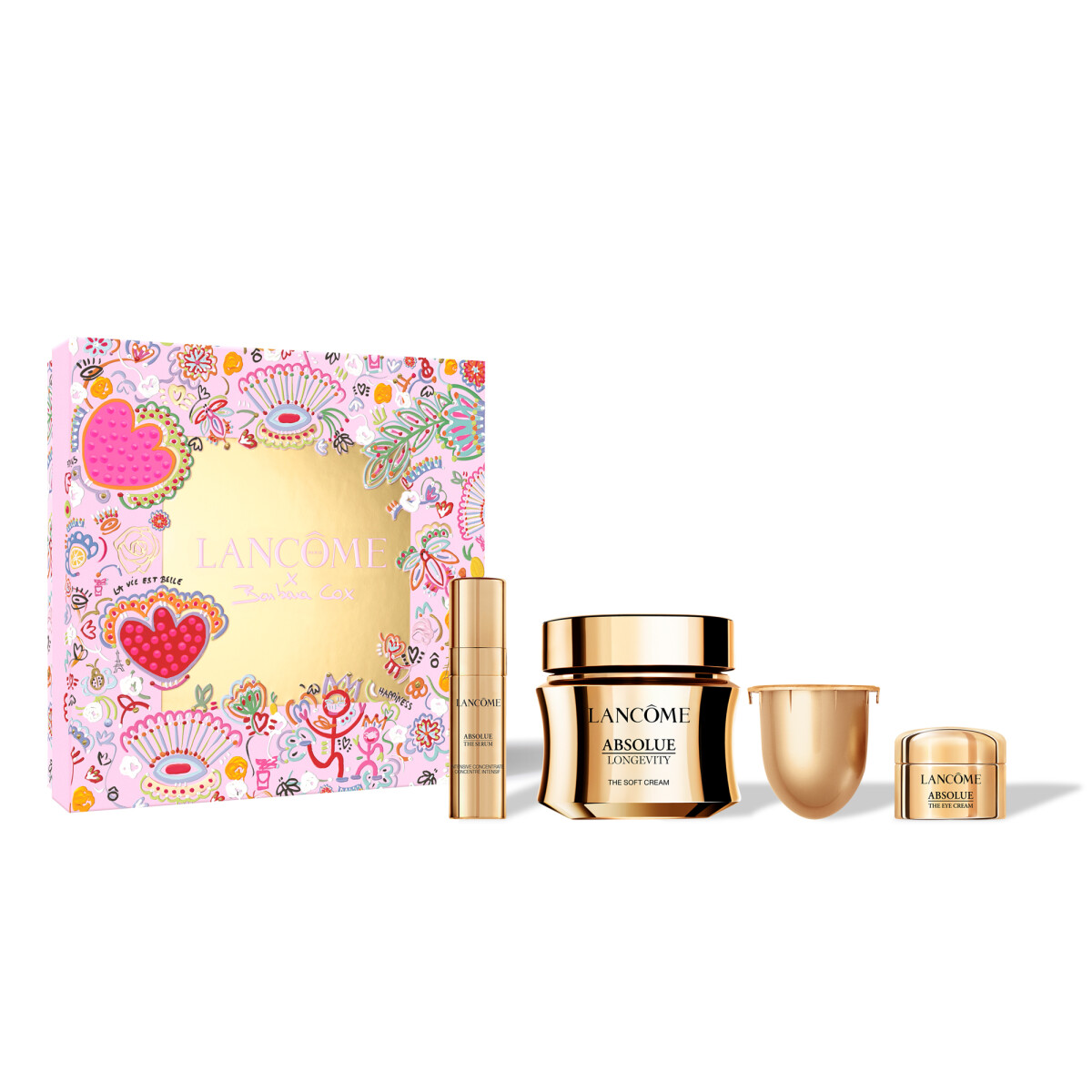 Cofre Lancôme Absolue Longevity The Soft Cream Skincare 