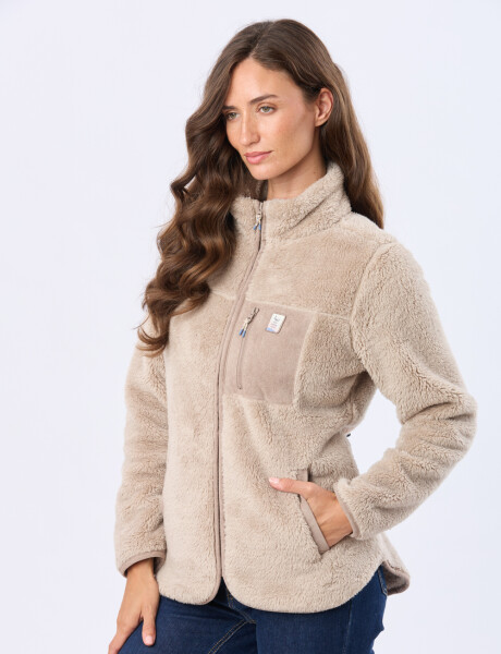 CAMPERA DE SHERPA Beige