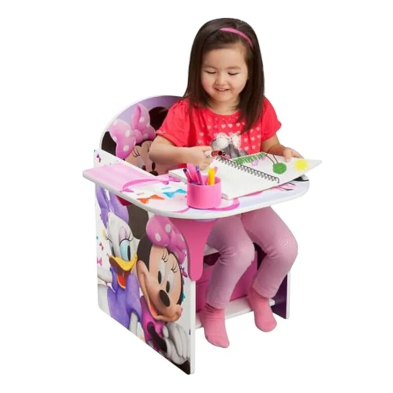 Escritorio infantil Disney con almacenamiento Minie Mouse