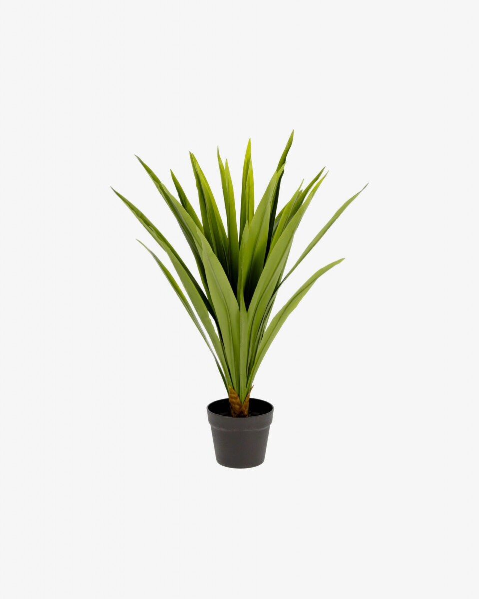Planta artificial Yucca con maceta negro 80 cm 