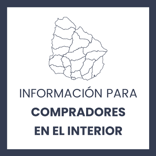 Información para compradores en el Interior del país