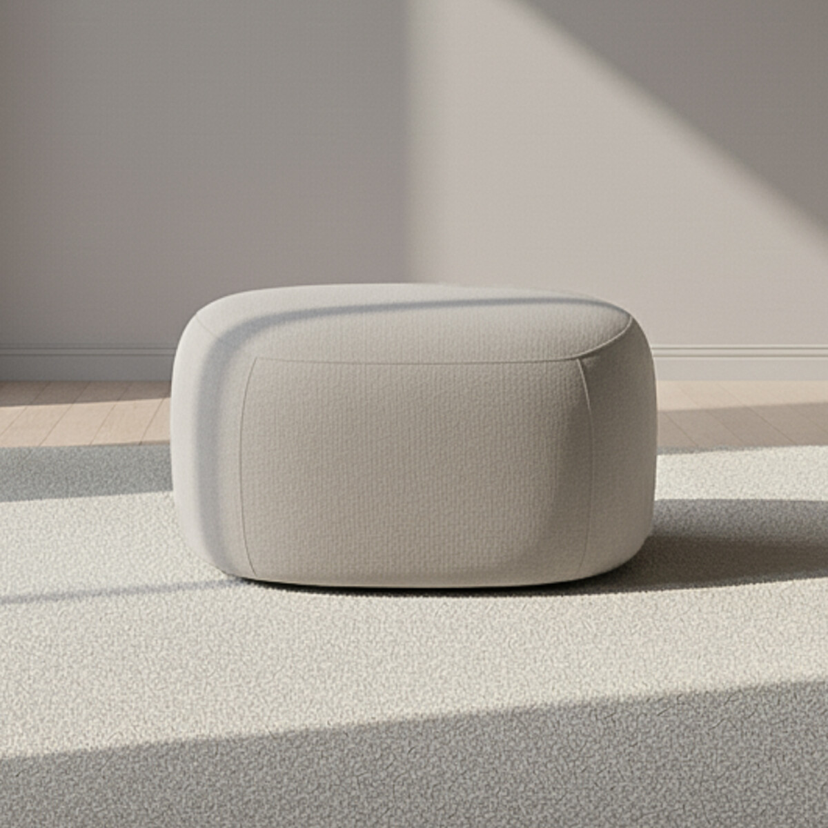 PUFF - TELA NATURAL-BEIGE CALI NATURAL 