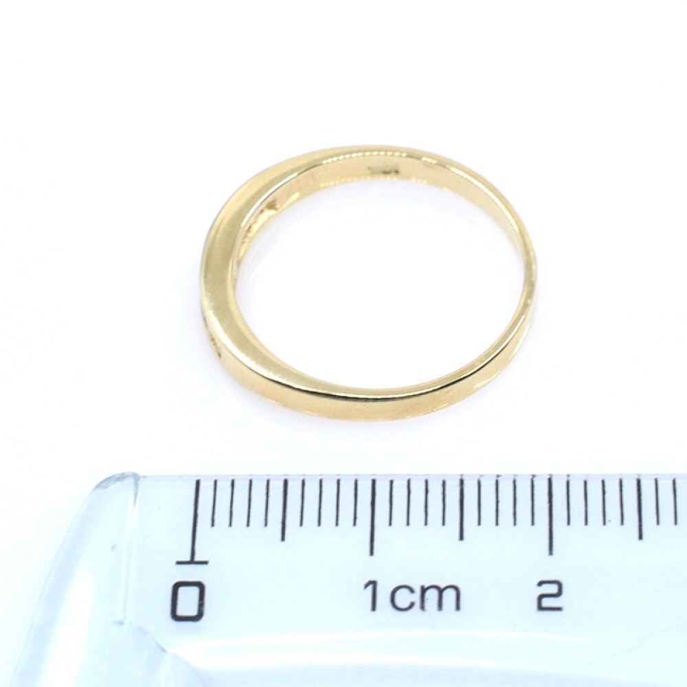 Anillo medio sin fin en oro 18k con 8 brillantes tallado princesa Anillo medio sin fin en oro 18k con 8 brillantes tallado princesa