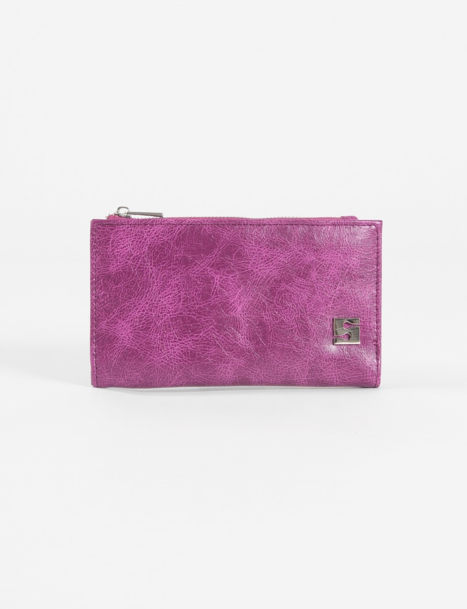 Billetera larga cirere - magenta 