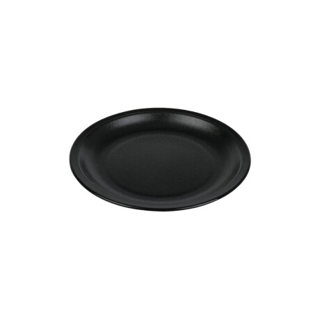 Plato Llano de Policarbonato Negro 14 cm Plato Llano de Policarbonato Negro 14 cm