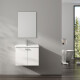 Mueble Baño En Mdf 61X48X45 Blanco - Incluye Espejo BLANCO