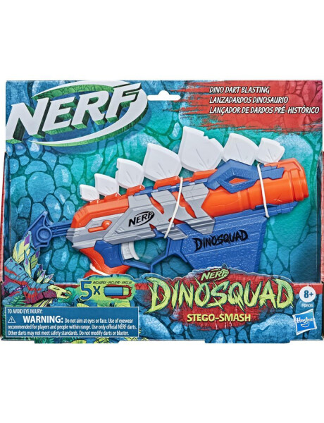 Lanzador de dardos Nerf DinoSquad Stego-Smash con 5 dardos Lanzador de dardos Nerf DinoSquad Stego-Smash con 5 dardos