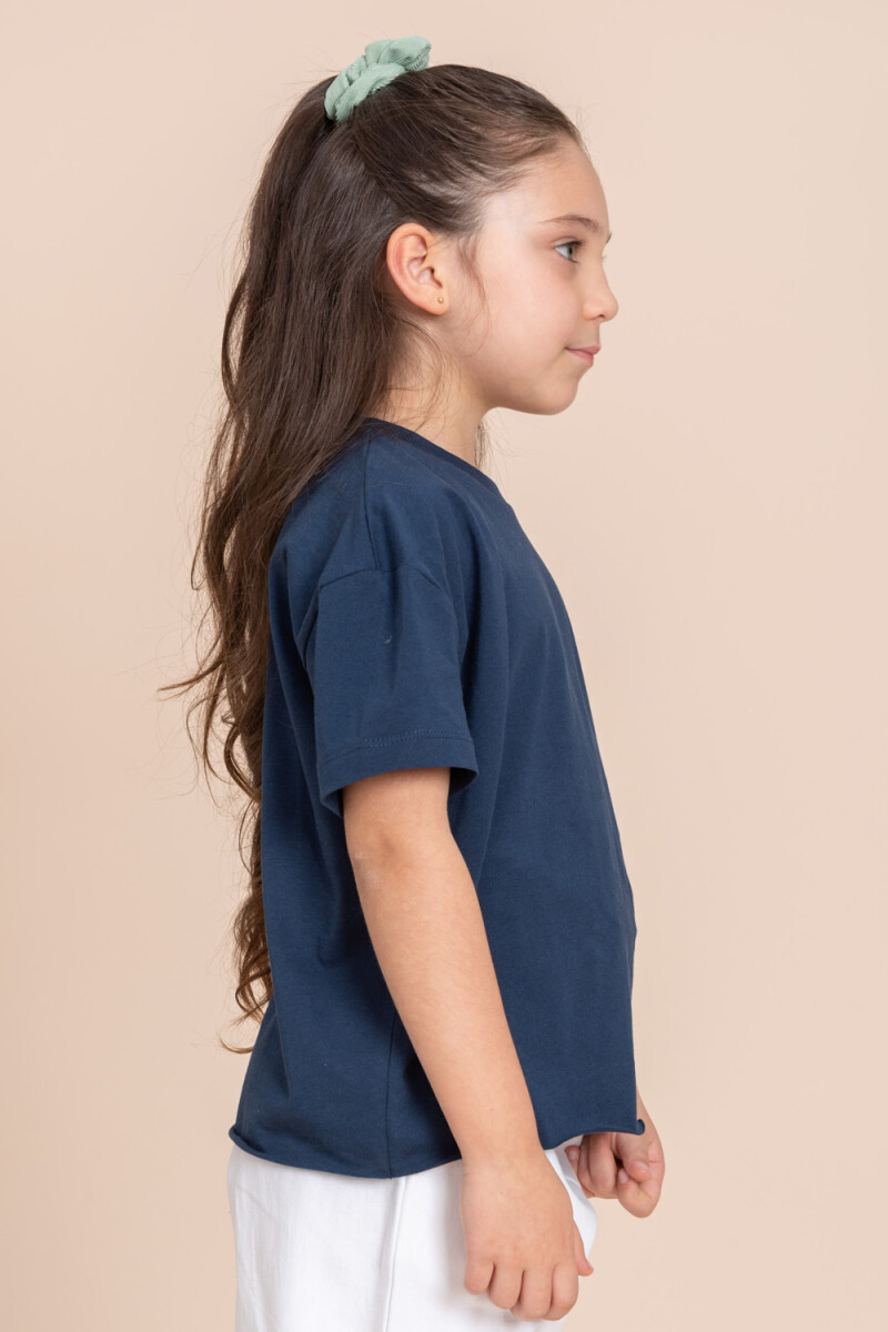 Camiseta manga corta Azul