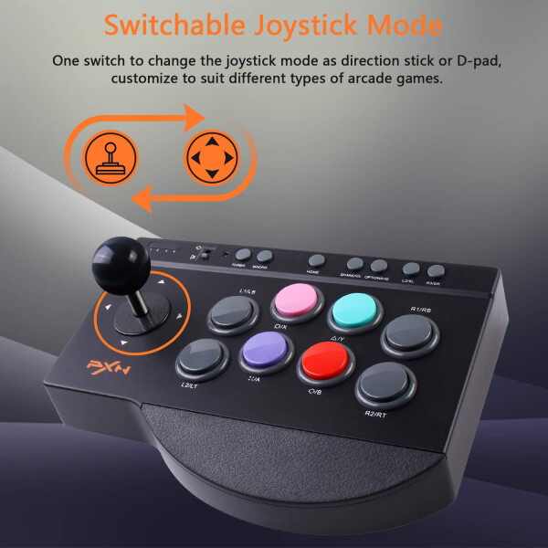 Joystick Pxn Arcade Fight Stick 0082 Pc Ps4 Ps3 Xbox JOYSTICK ARCADE PXN FIGHT STICK 0082 PC