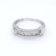 Anillo En Oro 18K Blanco Y Brillantes Anillo En Oro 18K Blanco Y Brillantes