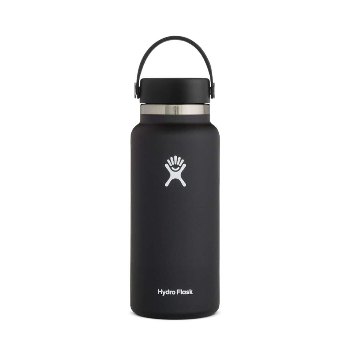 Botella Hydro Flask 32 Oz (0.94 L) Wide Mouth With Flex Cap - Negro 