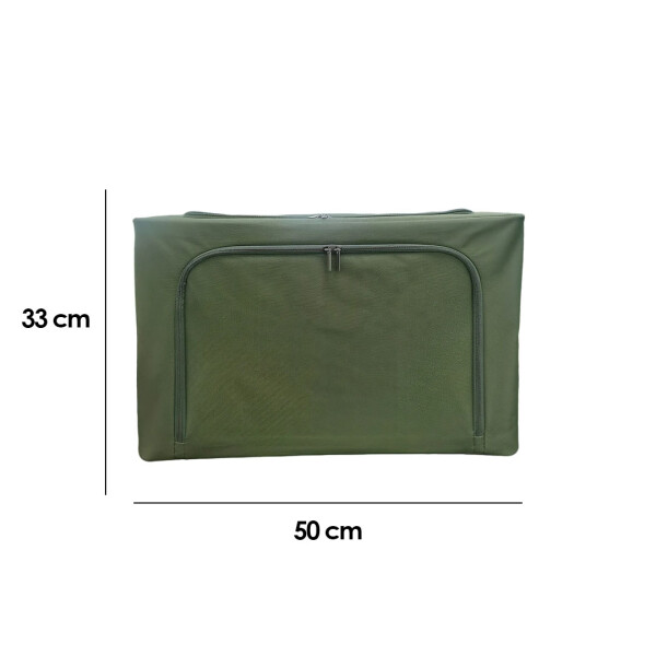 Organizador de tela 66 litros verde