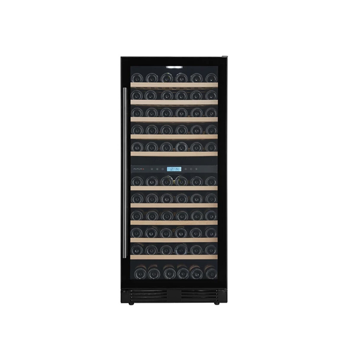 ENFRIADORA DE VINO FUTURA FUT-EV116N VIDRIO NEGRO 