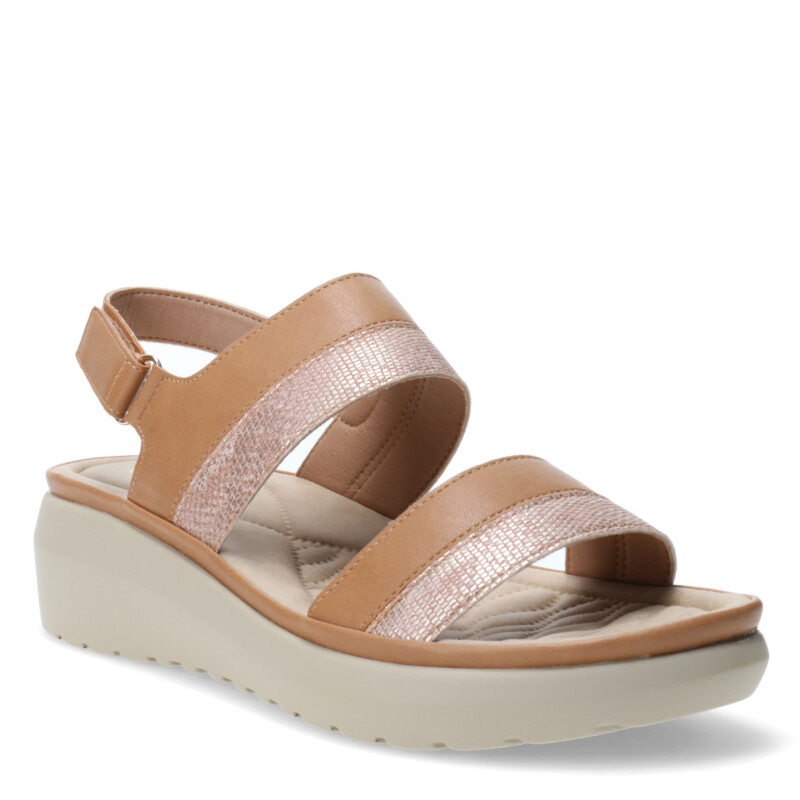 Sandalias de Mujer Lady Confort CONQUES con tira atrás Tan