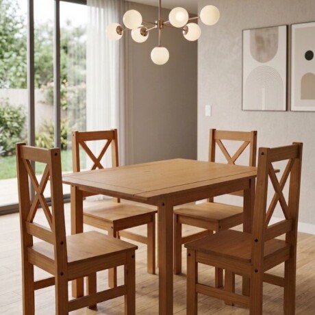 Juego De Comedor X 4 Sillas Cera X4-N SM-GB Juego De Comedor X 4 Sillas Cera X4-N SM-GB