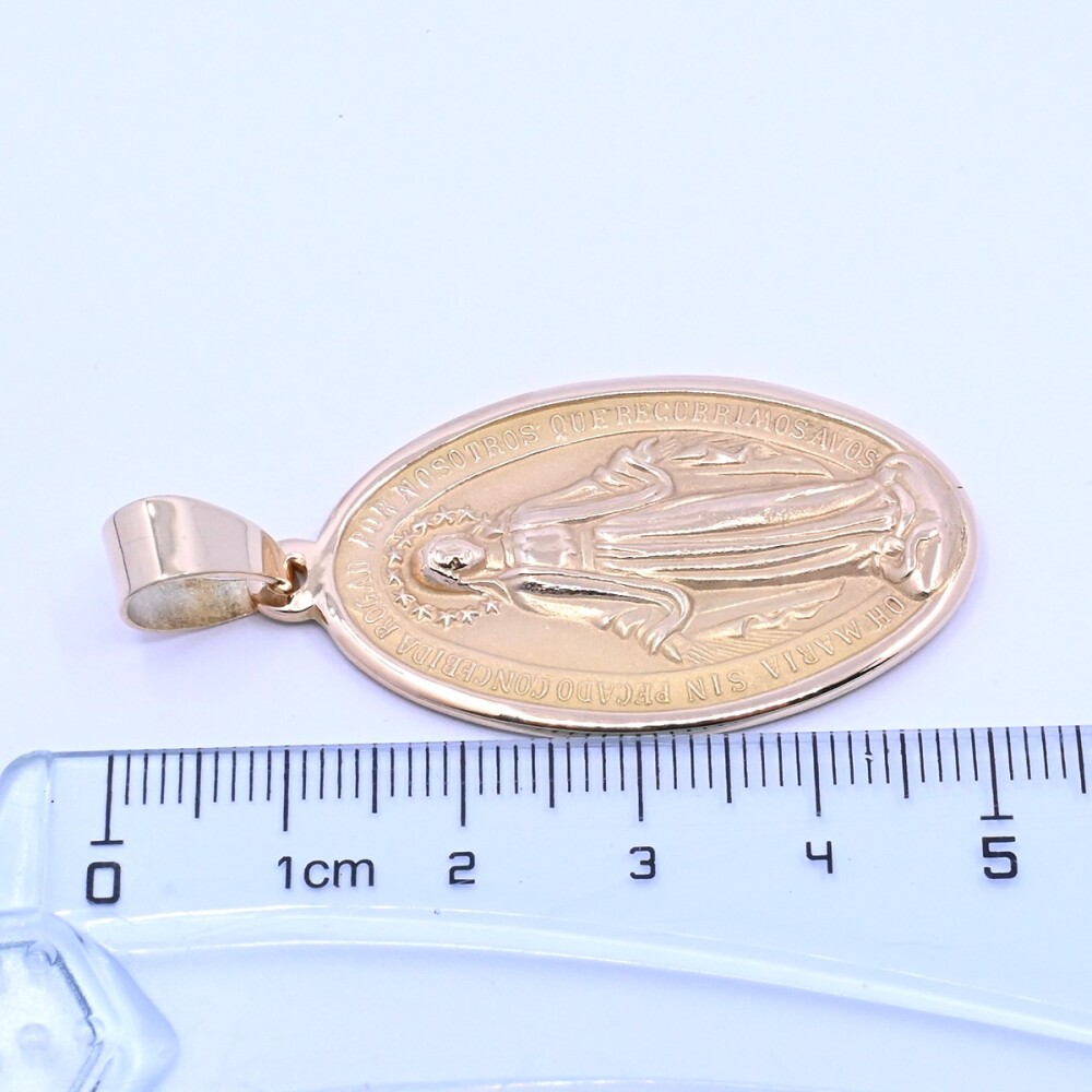 Medalla de oro 18k milagrosa. Medalla de oro 18k milagrosa.