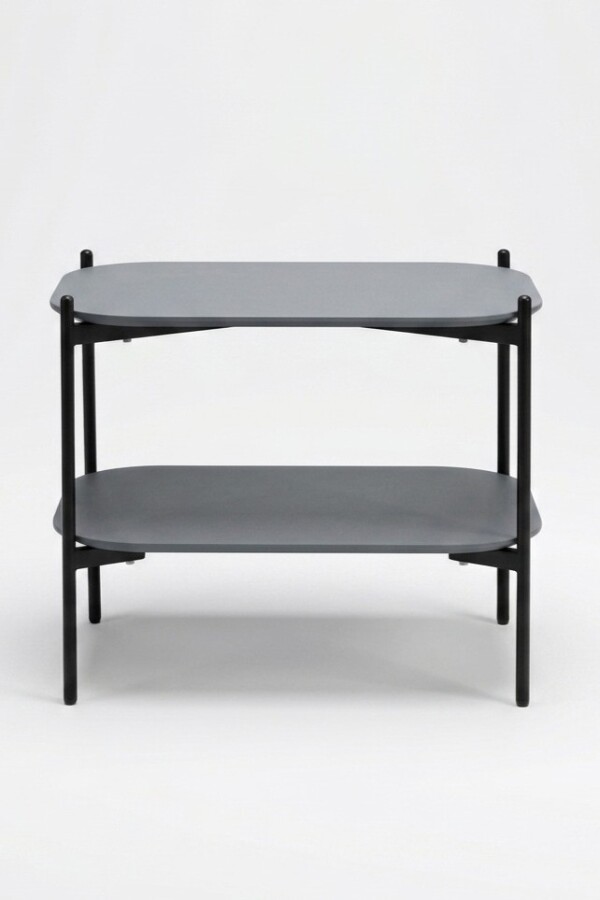 Mesa auxilliar TB-10 doble Gris