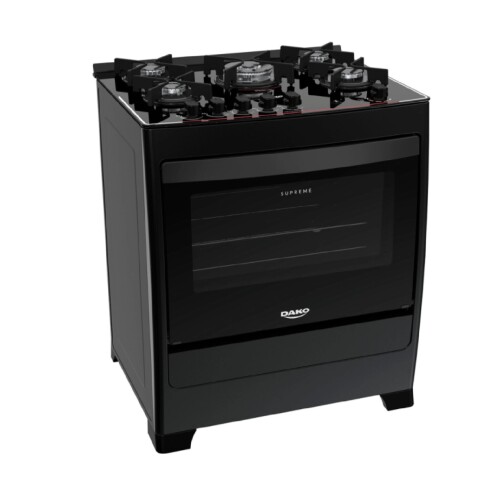 Cocina Dako Supreme Glass 5 Hr Negro Cocina Dako Supreme Glass 5 Hr Negro