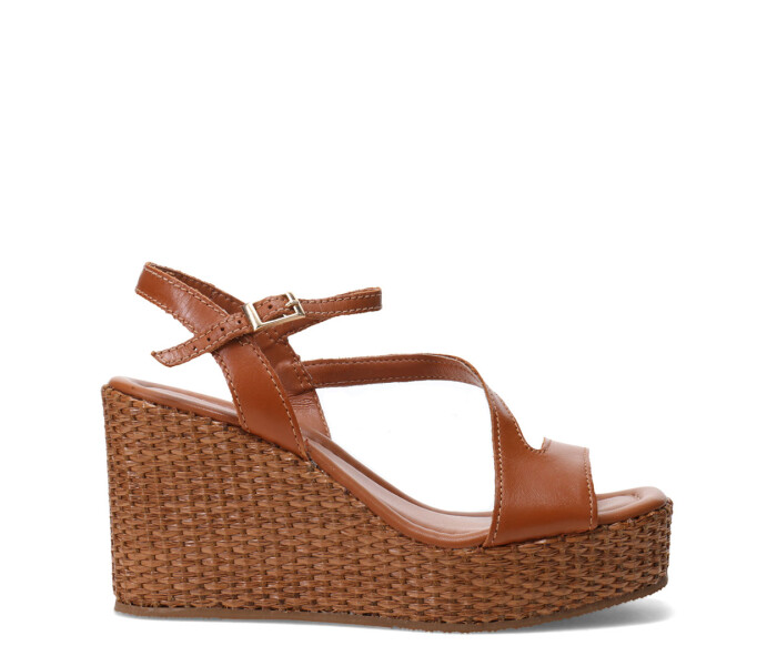 Sandalias de Mujer Bottero Plataforma Marrón Caramelo