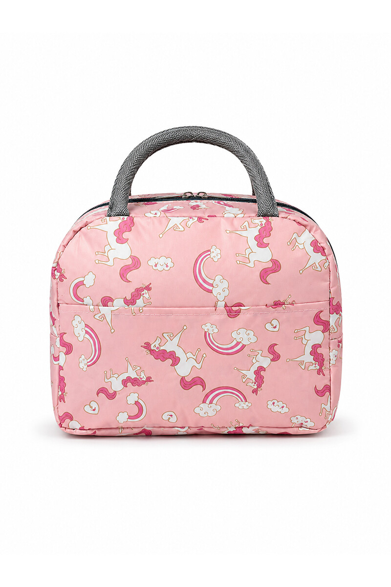 Lunchera Unicorn - Rosa con unicornios 
