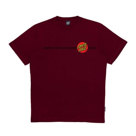 Remera Santa Cruz Classic Dot Bordeaux