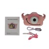 Cámara de fotos digital infantil con funda rosa Cámara de fotos digital infantil con funda rosa