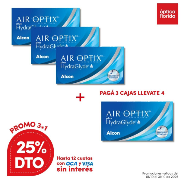 Air Optix plus Esf. PROMO 4 Cajas Air Optix Plus Esf. Promo 4 Cajas