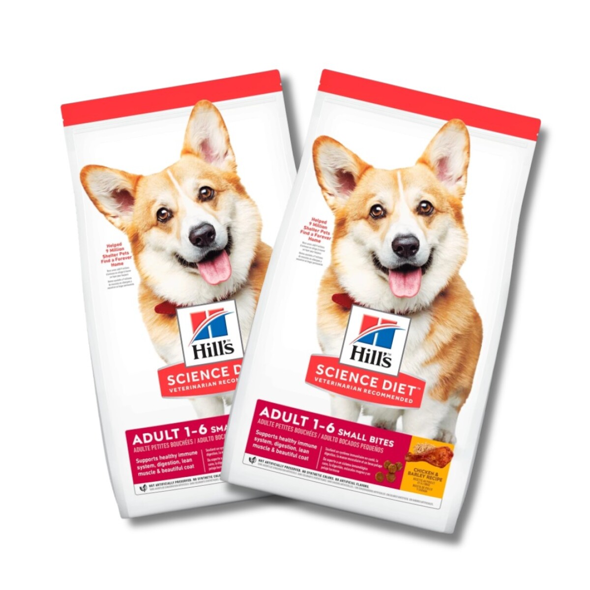 HILLS CANINE ADULT SMALL BITES 6,8 KG X2 