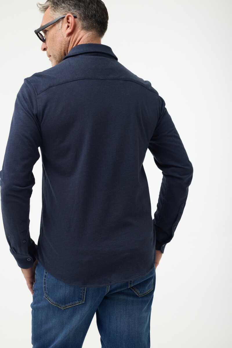 Camisa Pique AZUL