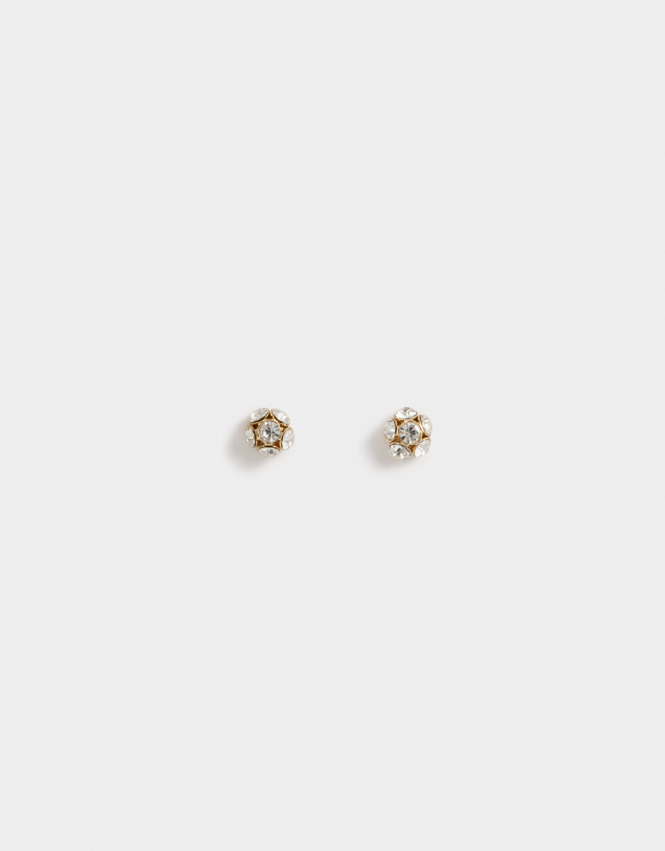 Aros Pasantes Con Strass 