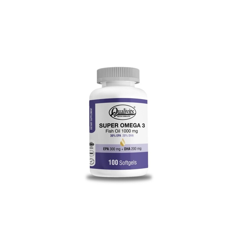 SUPER OMEGA-3 FISH OIL 100 COMP - QUALIVITS SUPER OMEGA-3 FISH OIL 100 COMP - QUALIVITS