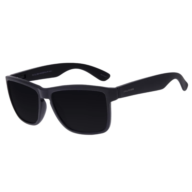 Lentes de Sol Chilli Beans Bossa Nova 2 con patilla intercambiable Negro Oscuro