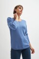 Sweater básico azul claro