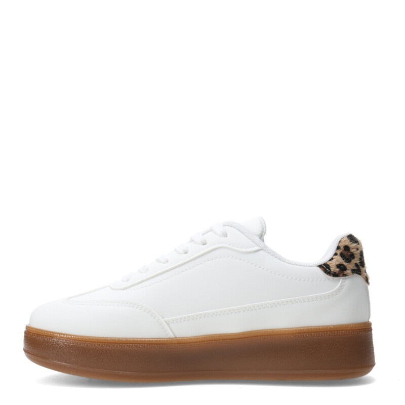 Championes de Mujer Miss Carol PUPEF con suela caramelo Blanco