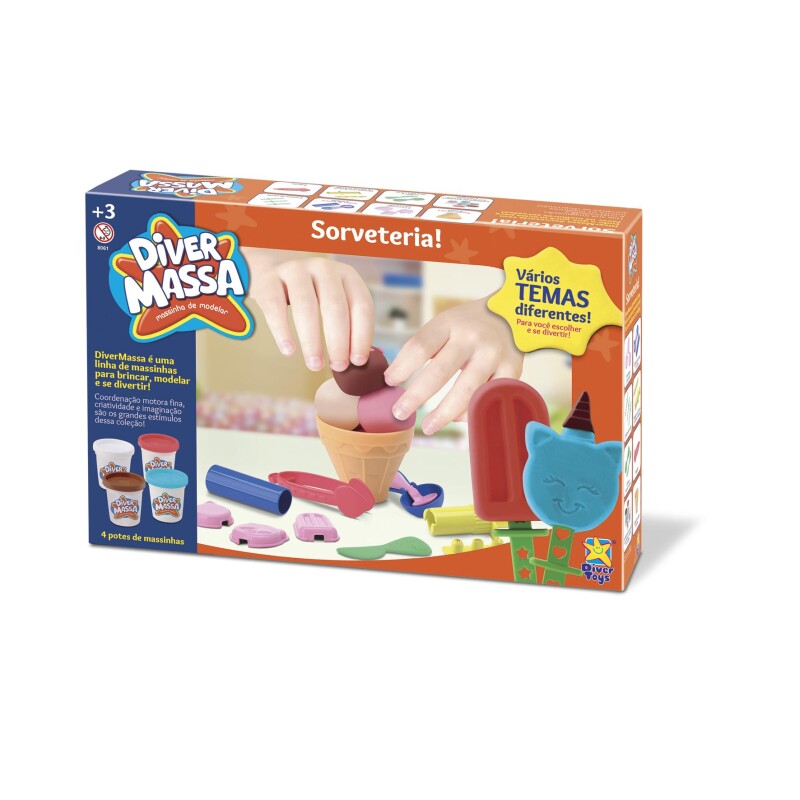 Haciendo Helados C/Accesorios Diver Massa DIVER MASSA- HACIENDO HELADOS C/ACCESORIOS