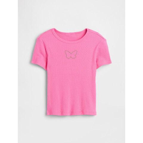 V-HS SS RIB TEE LOVE LETTER