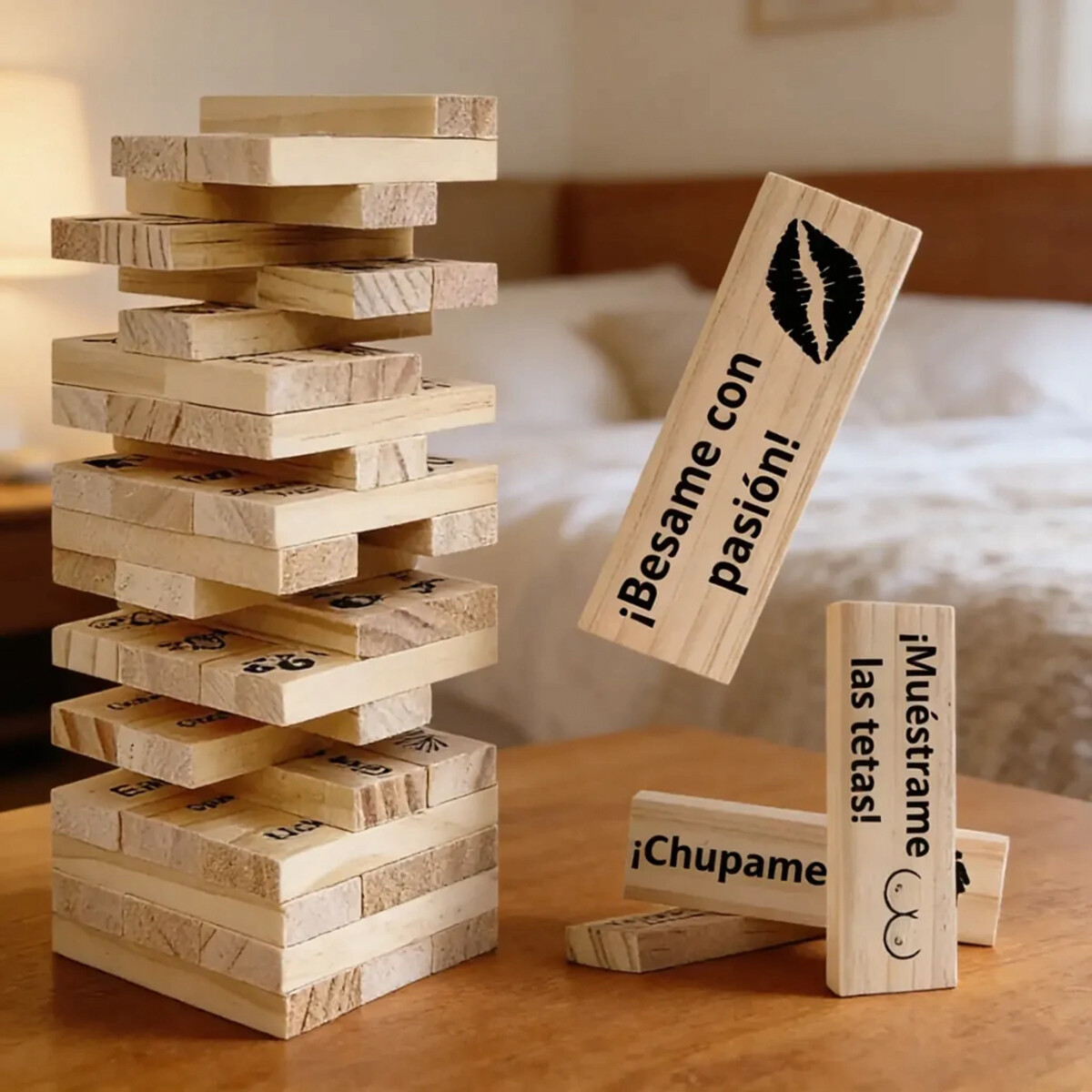 Jenga Naughty Blocks Juego Erótico Para Parejas 