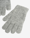 Guantes Tejidos Guantes Tejidos Con Hotfixs - Gris Claro