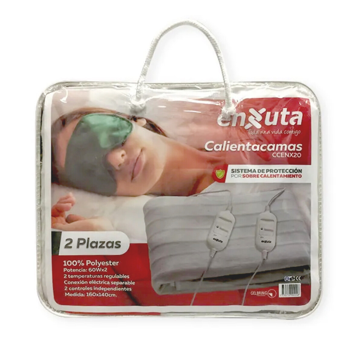 Calienta Camas Enxuta 2 Plazas 100% Polyester 