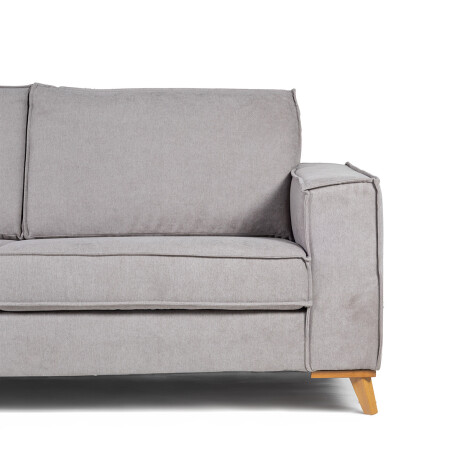 Rinconera Arne - Tela Microfibra - Chaise Izquierda Rivera 06 (Ceniza)