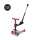 Monopatín 3 en 1 Micro Deluxe LED Ajustable con 3 Ruedas - ROSA