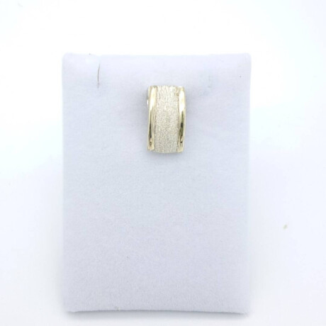 Colgante de plata 925 y double en oro 18 ktes Pasante