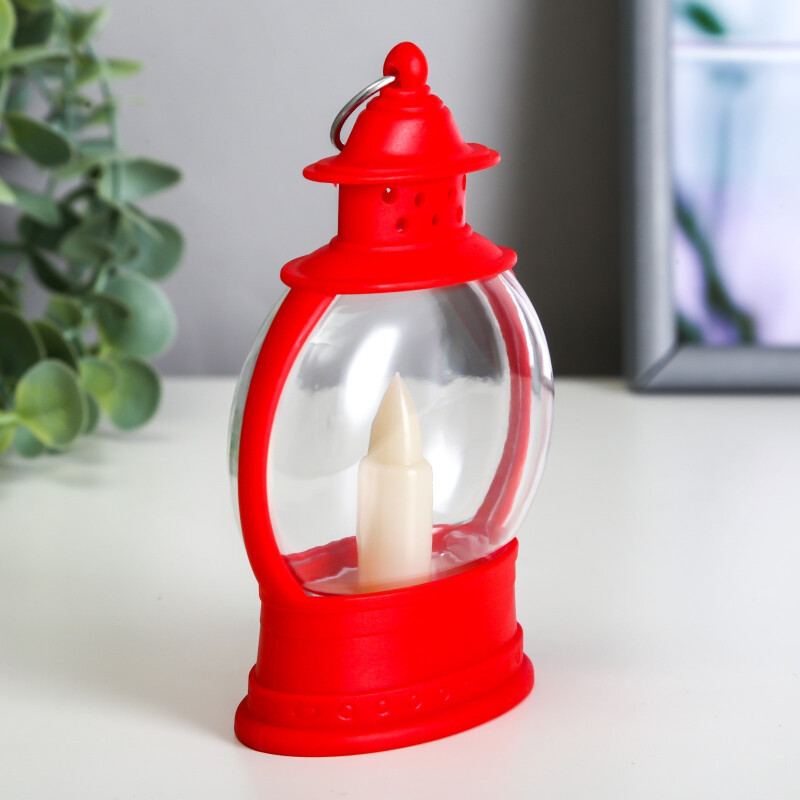 Farol Led Ovalado con Luz Rojo