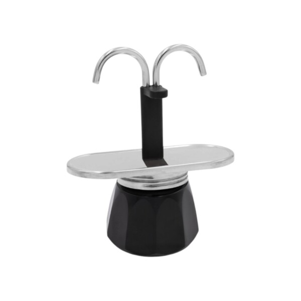 CAFETERA GAT FONTANELLA 2P DOUBLE INOX BLACK Unica