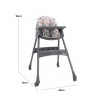 Silla de Comer para Bebes Bebesit Steps con Bandeja 2 en 1 Rosa