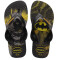 Sandalias Infantiles Havaianas Kids Max Heroes Negro - Anaranjado - Amarillo Cítrico