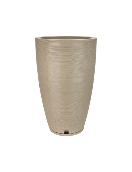 MACETA AMSTERDA GRAPHITO 35x65 BEIGE EFECTO PIEDRA MACETA AMSTERDA GRAPHITO 35x65 BEIGE EFECTO PIEDRA